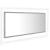 Oglindă de baie cu LED, gri beton, 100x8,5x37 cm, acril GartenMobel Dekor