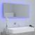 Oglindă de baie cu LED, gri beton, 100x8,5x37 cm, acril GartenMobel Dekor