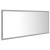 Oglindă de baie cu LED, gri beton, 100x8,5x37 cm, acril GartenMobel Dekor