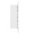 Dulap de baie cu oglindă & LED, alb, 40x12x45 cm, acril GartenMobel Dekor