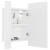 Dulap de baie cu oglindă & LED, alb, 40x12x45 cm, acril GartenMobel Dekor