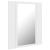 Dulap de baie cu oglindă & LED, alb, 40x12x45 cm, acril GartenMobel Dekor