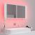 Dulap de baie cu oglindă și LED, alb, 90x12x45 cm acril GartenMobel Dekor