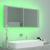 Dulap de baie cu oglindă & LED, gri beton, 100x12x45 cm acril GartenMobel Dekor