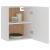 Dulapuri suspendate, 2 buc., alb, 50x31x60 cm, PAL GartenMobel Dekor