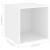 Dulap de perete, alb, 37x37x37 cm, lemn prelucrat GartenMobel Dekor