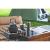 Aragaz smart camping, portabil, 2500 W, un arzator, aprindere piezo-electrica, 34x26x9 cm, Chomik GartenVIP DiyLine