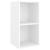 Dulap TV montat pe perete, alb, 37x37x72 cm, PAL GartenMobel Dekor