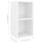 Dulap TV montat pe perete, alb, 37x37x72 cm, PAL GartenMobel Dekor