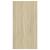Dulap TV montat pe perete, stejar Sonoma, 37x37x72 cm, PAL GartenMobel Dekor