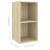 Dulap TV montat pe perete, stejar Sonoma, 37x37x72 cm, PAL GartenMobel Dekor