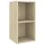 Dulap TV montat pe perete, stejar Sonoma, 37x37x72 cm, PAL GartenMobel Dekor