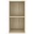 Dulap TV montat pe perete, stejar Sonoma, 37x37x72 cm, PAL GartenMobel Dekor