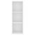 Dulap TV montat pe perete, alb, 37x37x107 cm, PAL GartenMobel Dekor