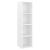 Dulap TV montat pe perete, alb, 37x37x142,5 cm, PAL GartenMobel Dekor