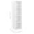 Dulap TV montat pe perete, alb, 37x37x142,5 cm, PAL GartenMobel Dekor