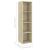 Dulap TV montat pe perete, stejar Sonoma, 37x37x142,5 cm, PAL GartenMobel Dekor