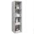 Dulap TV montat pe perete, gri beton, 37x37x142,5 cm, PAL GartenMobel Dekor