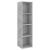 Dulap TV montat pe perete, gri beton, 37x37x142,5 cm, PAL GartenMobel Dekor