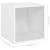Comode TV, 2 buc., alb, 37x35x37 cm, PAL  GartenMobel Dekor