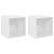 Comode TV, 2 buc., alb, 37x35x37 cm, PAL  GartenMobel Dekor