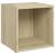 Comode TV, 2 buc., stejar sonoma, 37x35x37 cm, PAL  GartenMobel Dekor