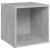 Comode TV, 4 buc., gri beton, 37x35x37 cm, PAL  GartenMobel Dekor