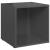 Comode TV, 4 buc., gri extralucios, 37x35x37 cm, PAL  GartenMobel Dekor