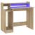 Birou cu lumini LED, stejar sonoma, 97x90x45 cm, lemn compozit GartenMobel Dekor