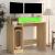 Birou cu lumini LED, stejar sonoma, 97x90x45 cm, lemn compozit GartenMobel Dekor