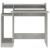 Birou cu lumini LED, gri beton, 97x90x45 cm, lemn compozit GartenMobel Dekor