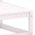 Set mobilier de grădină cu perne, 2 piese, alb, lemn masiv pin GartenMobel Dekor