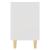 Noptieră cu picioare din lemn masiv, alb, 40x30x50 cm GartenMobel Dekor