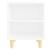 Noptieră cu picioare din lemn masiv, alb, 40x30x50 cm GartenMobel Dekor