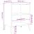 Noptiere cu picioare metalice, 2 buc, alb, 40x30x50 cm GartenMobel Dekor