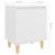 Noptiere cu picioare lemn masiv, 2 buc., alb, 40x30x50 cm GartenMobel Dekor