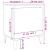 Noptiere cu picioare din metal, 2 buc, gri beton, 40x30x50 cm GartenMobel Dekor