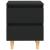 Noptiere cu picioare lemn masiv pin, 2 buc., negru, 40x35x50 cm GartenMobel Dekor