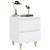 Noptiere & picioare lemn pin 2 buc. alb extralucios 40x35x50 cm GartenMobel Dekor