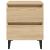 Noptiere, 2 buc., stejar sonoma, 40x35x50 cm, lemn prelucrat GartenMobel Dekor