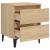 Noptiere, 2 buc., stejar sonoma, 40x35x50 cm, lemn prelucrat GartenMobel Dekor