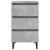 Noptiere cu picioare metalice, 2 buc. gri beton, 40x35x69 cm GartenMobel Dekor