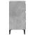 Noptiere cu picioare metalice, 2 buc. gri beton, 40x35x69 cm GartenMobel Dekor