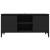 Comodă TV cu picioare metalice, negru, 103,5x35x50 cm GartenMobel Dekor