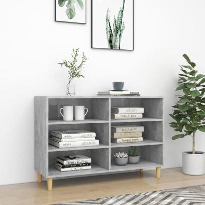 Servantă, gri beton, 103,5x35x70 cm, lemn compozit GartenMobel Dekor