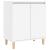 Servantă cu picioare din lemn masiv, alb, 60x35x70 cm, PAL GartenMobel Dekor