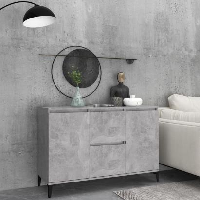 Servantă, gri beton, 104x35x70 cm, PAL GartenMobel Dekor