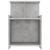 Noptiere, 2 buc., gri beton, 40x35x60 cm, PAL GartenMobel Dekor