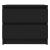 Noptiere, 2 buc., negru, 50x39x43,5 cm, PAL   GartenMobel Dekor