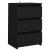 Noptiere, 2 buc., negru, 40x35x62,5 cm, lemn compozit GartenMobel Dekor